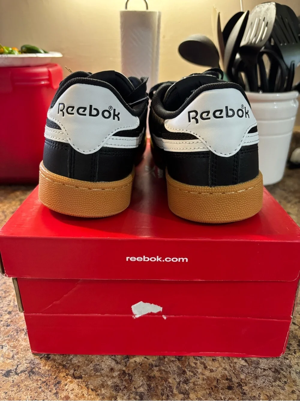 Reebok side sole
